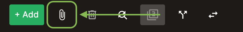 Opening the attachment dialog